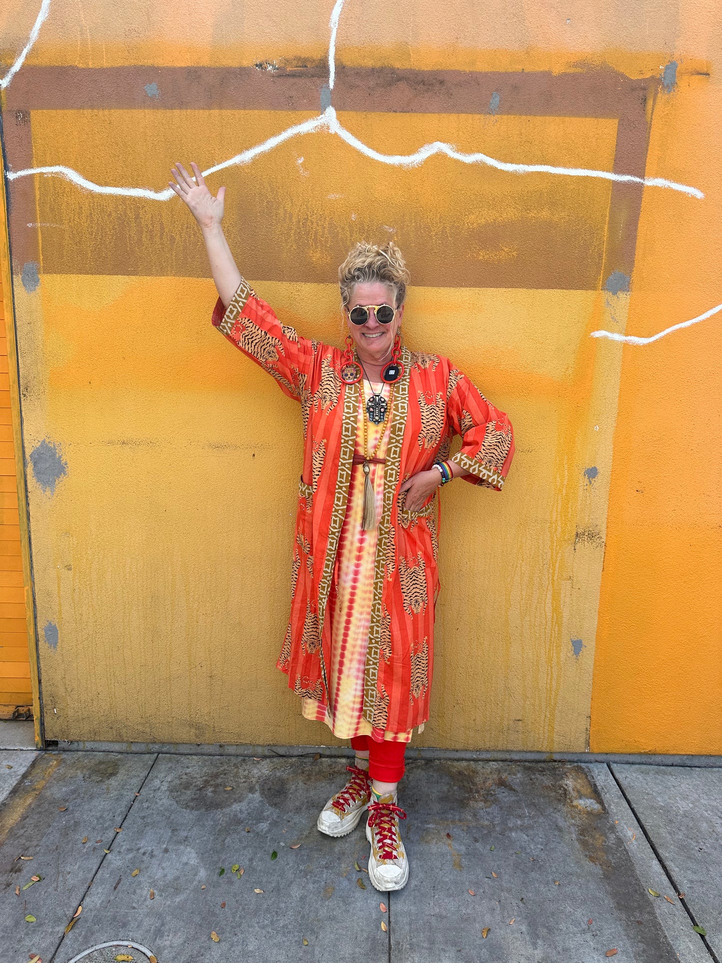 KIMONO ROBE IN COOL COTTON