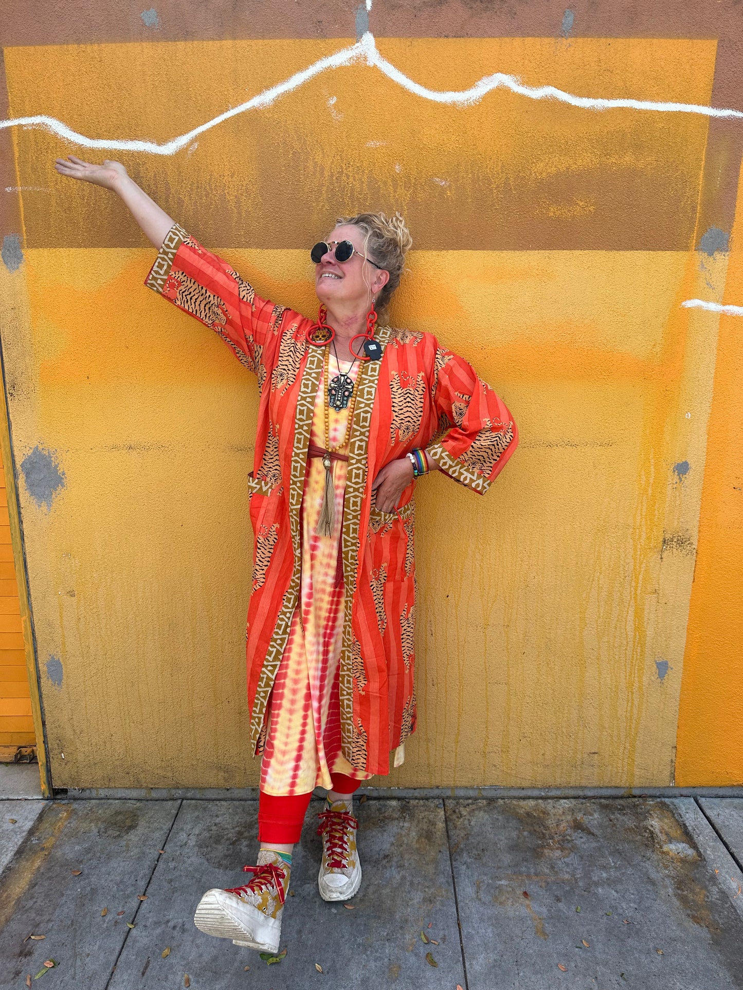 KIMONO ROBE IN COOL COTTON