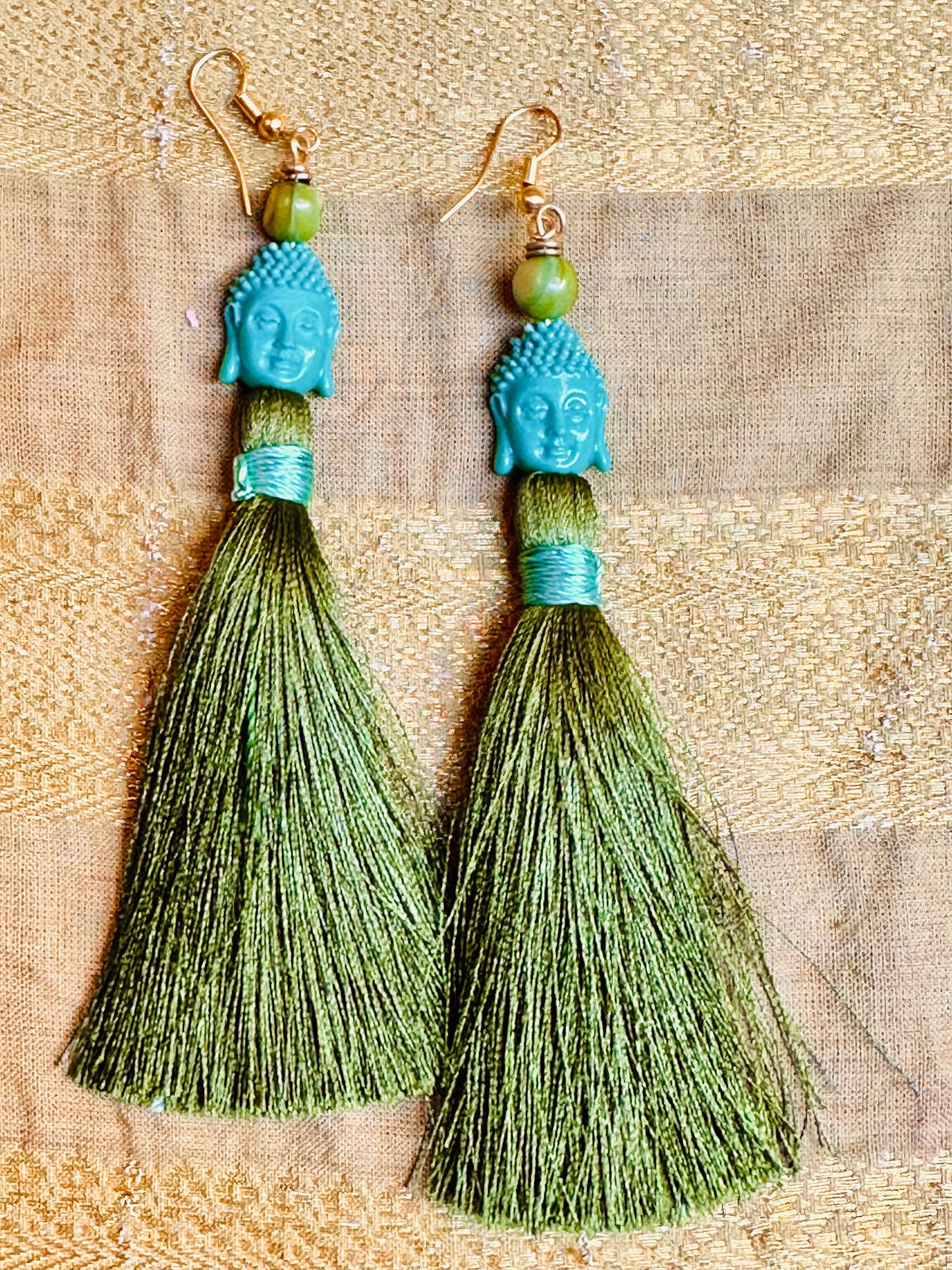 BUDDHA TASSEL EARRINGS