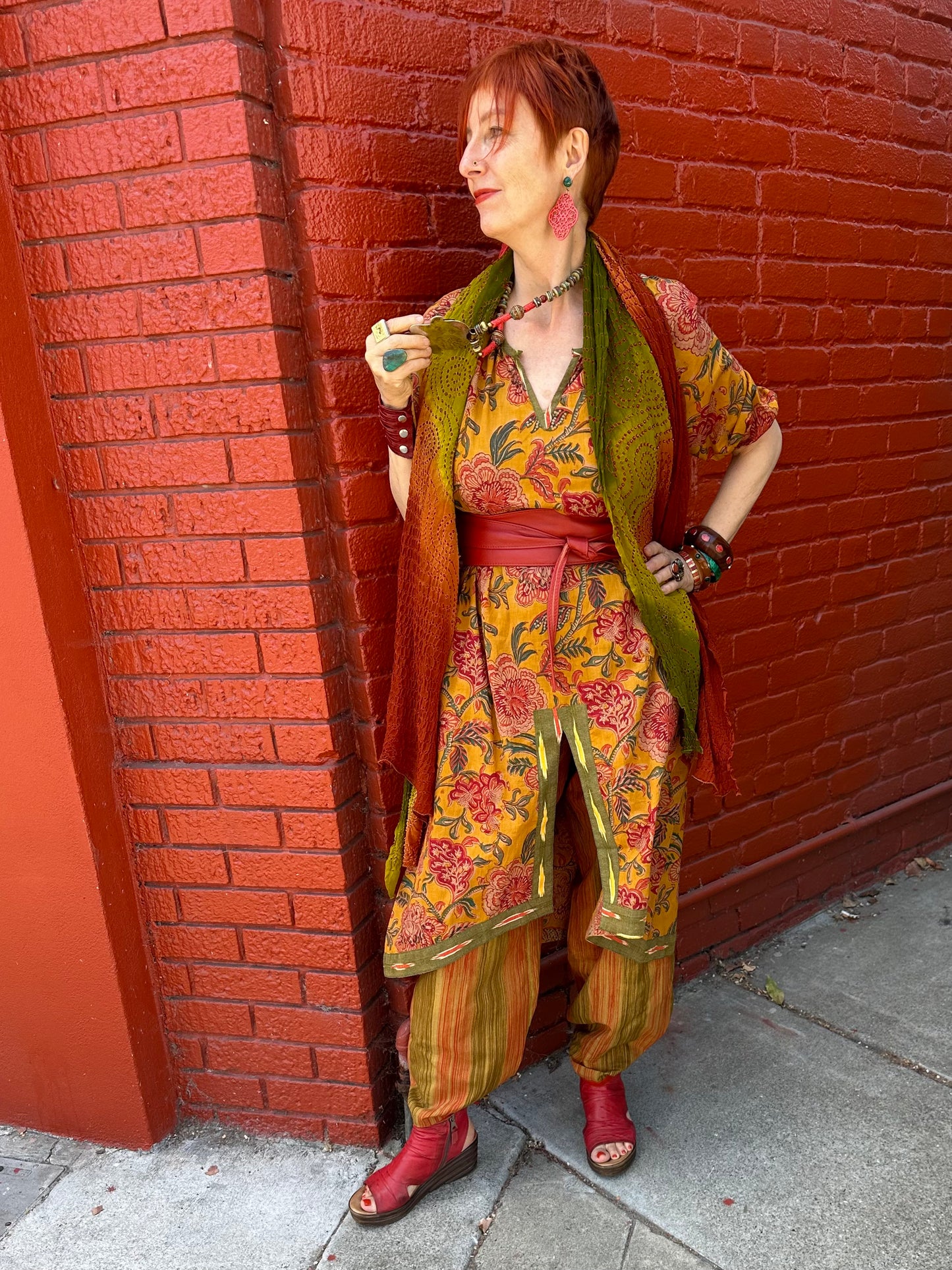 TUSCAN TUNIC - EARTH TONES