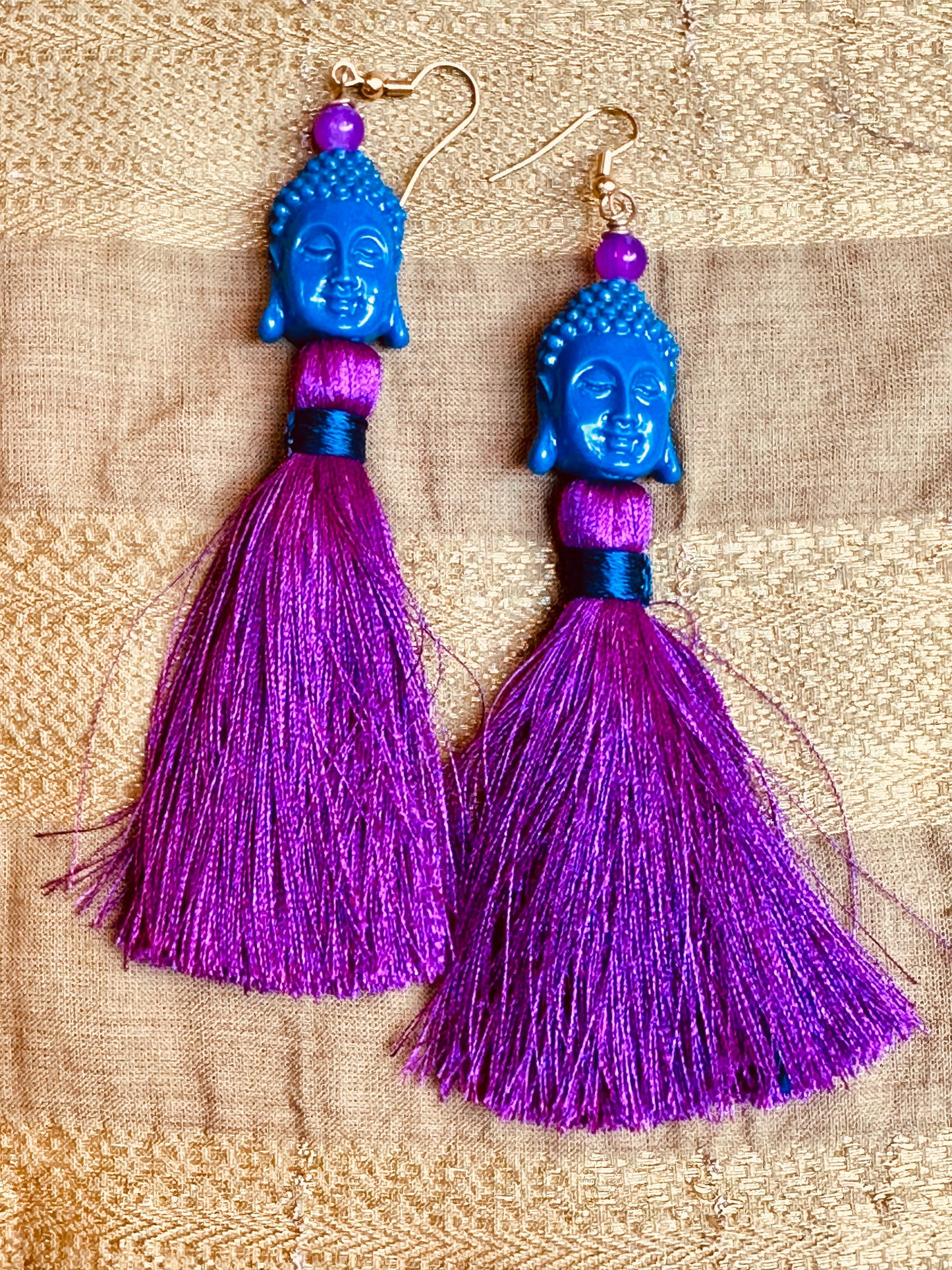 BUDDHA TASSEL EARRINGS