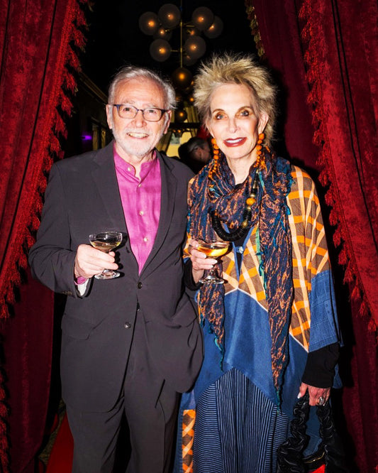 COPPER METALLIC ANGEL - Silk Metallic Scarf