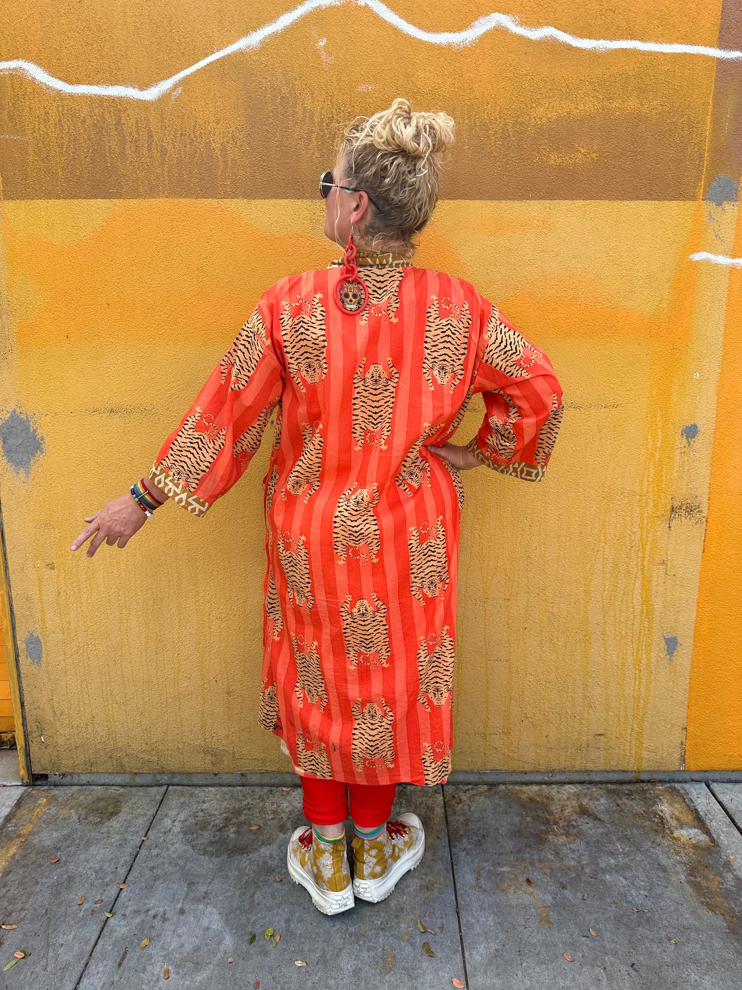 KIMONO ROBE IN COOL COTTON