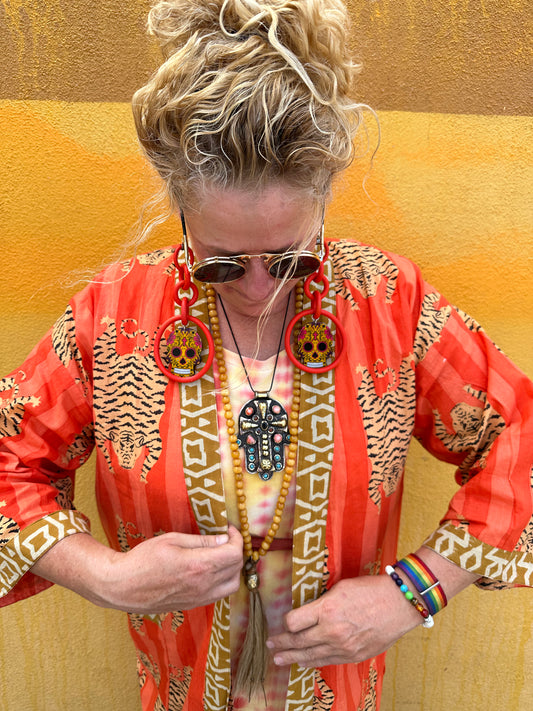 CROSS IN HAMSA PENDANT