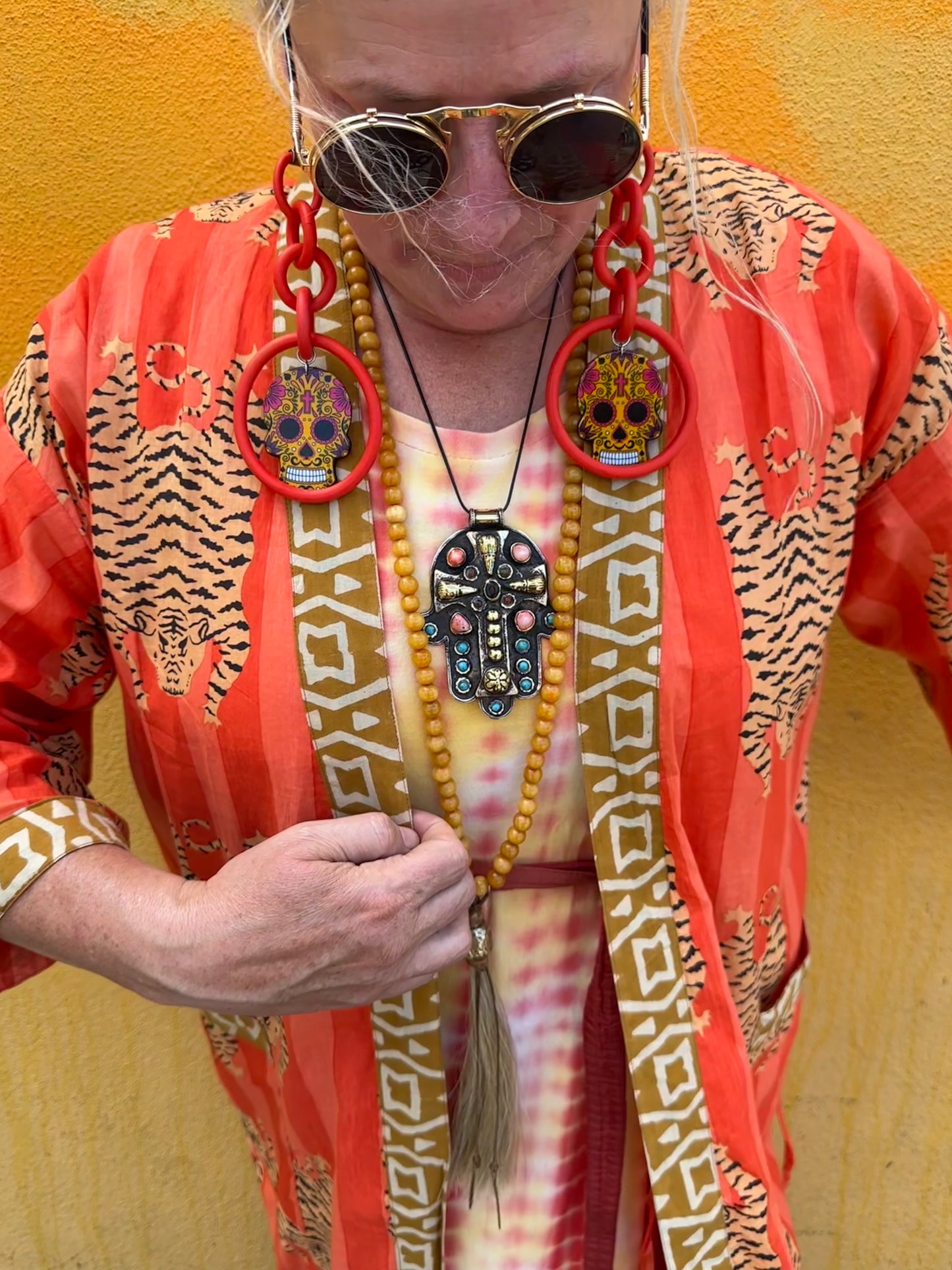 KIMONO ROBE IN COOL COTTON