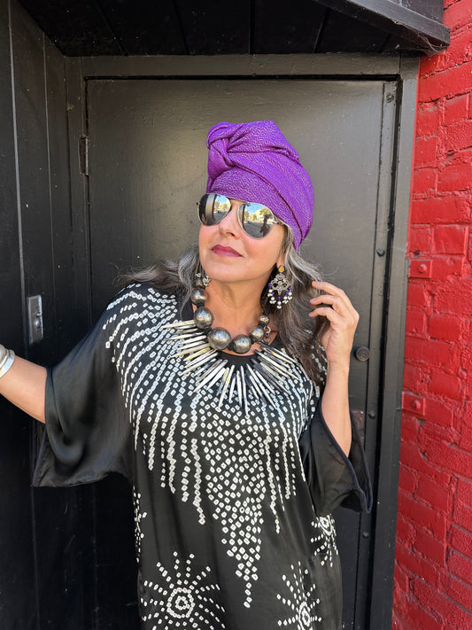 BUFFALO HORN SPIKE COLLAR