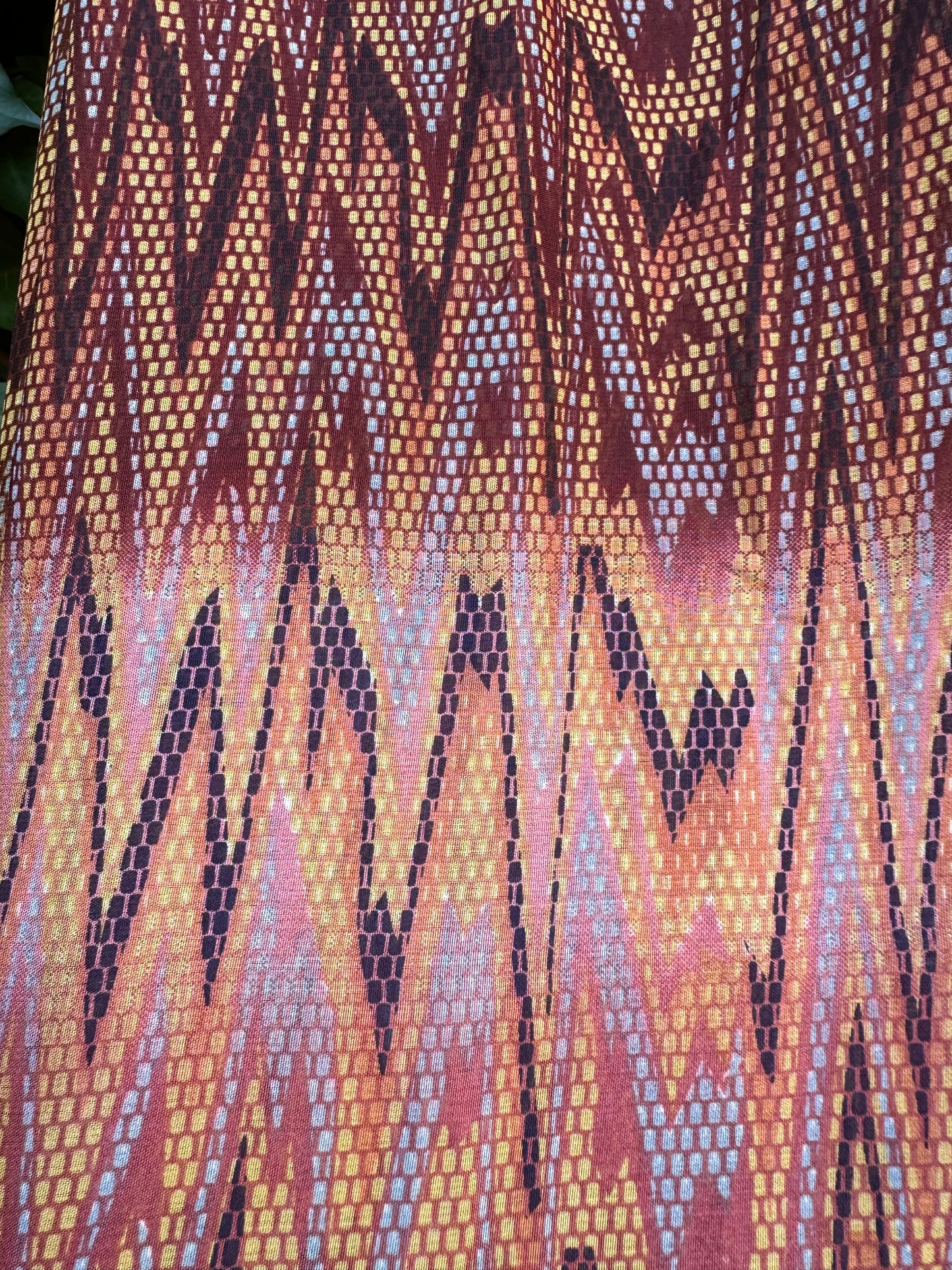 SNAKESKIN PRINT BUBBLE PANTS