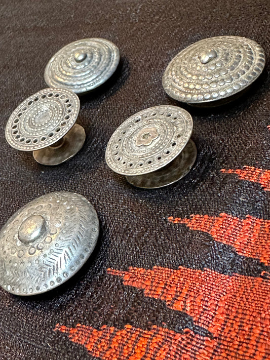 RABARI TRIBAL SILVER EAR GAUGES
