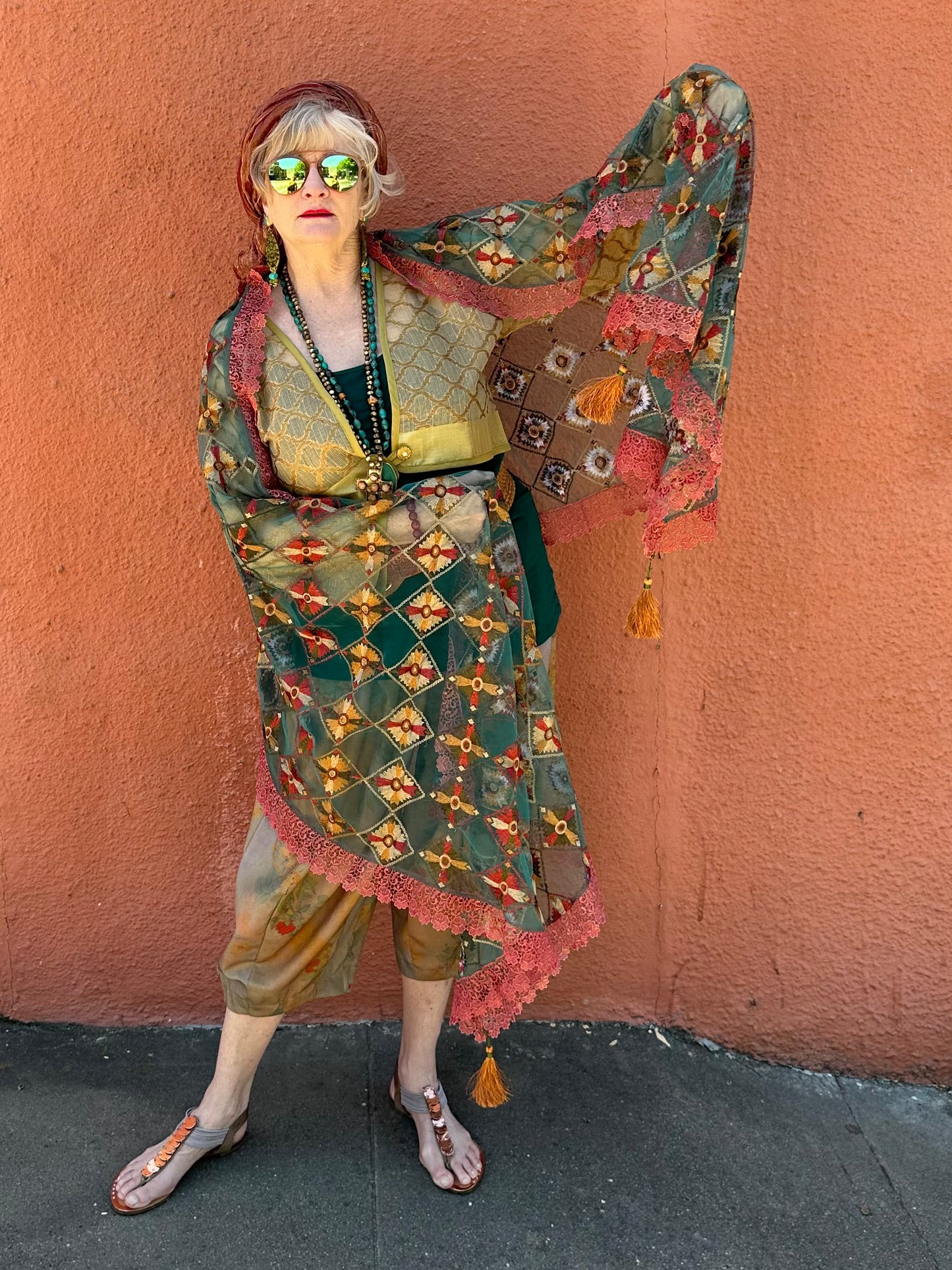 OLD GOLD OGEE BOLERO