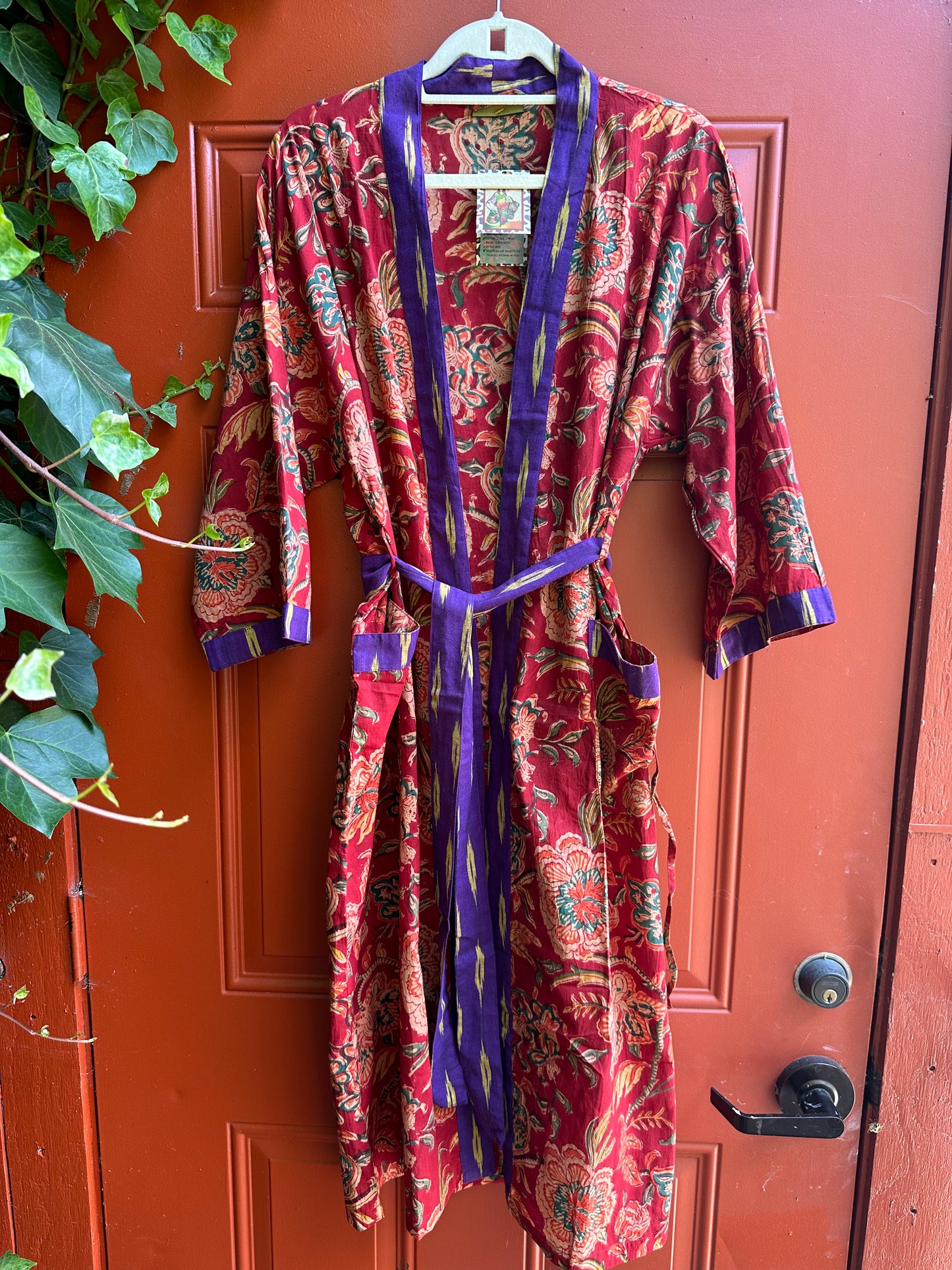 KIMONO ROBE IN COOL COTTON