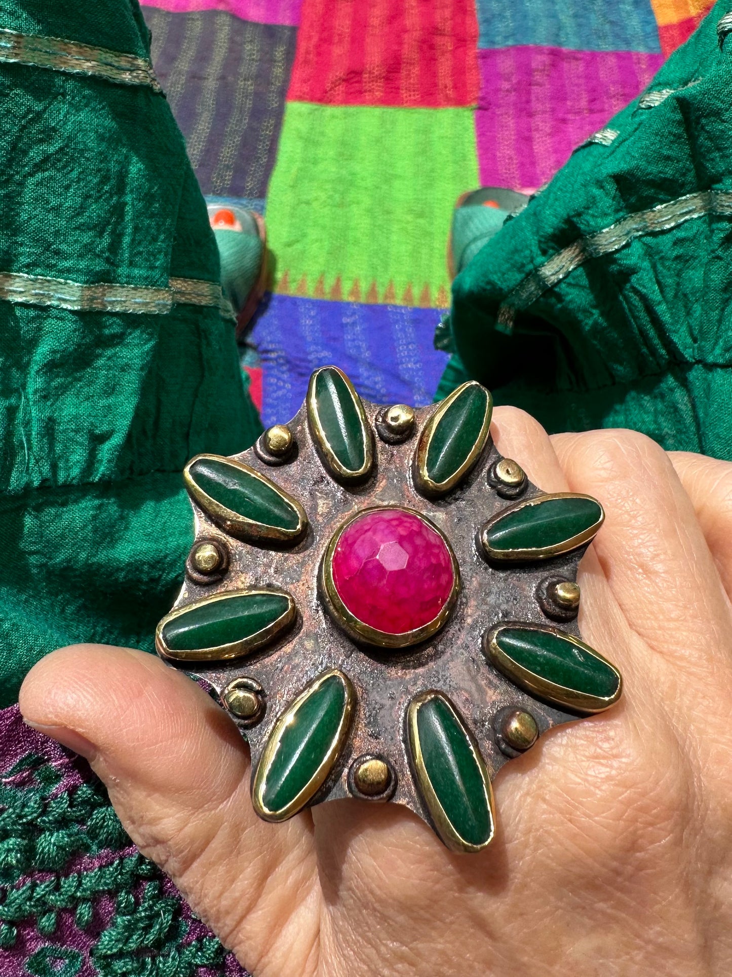 STARBURST STATEMENT RING