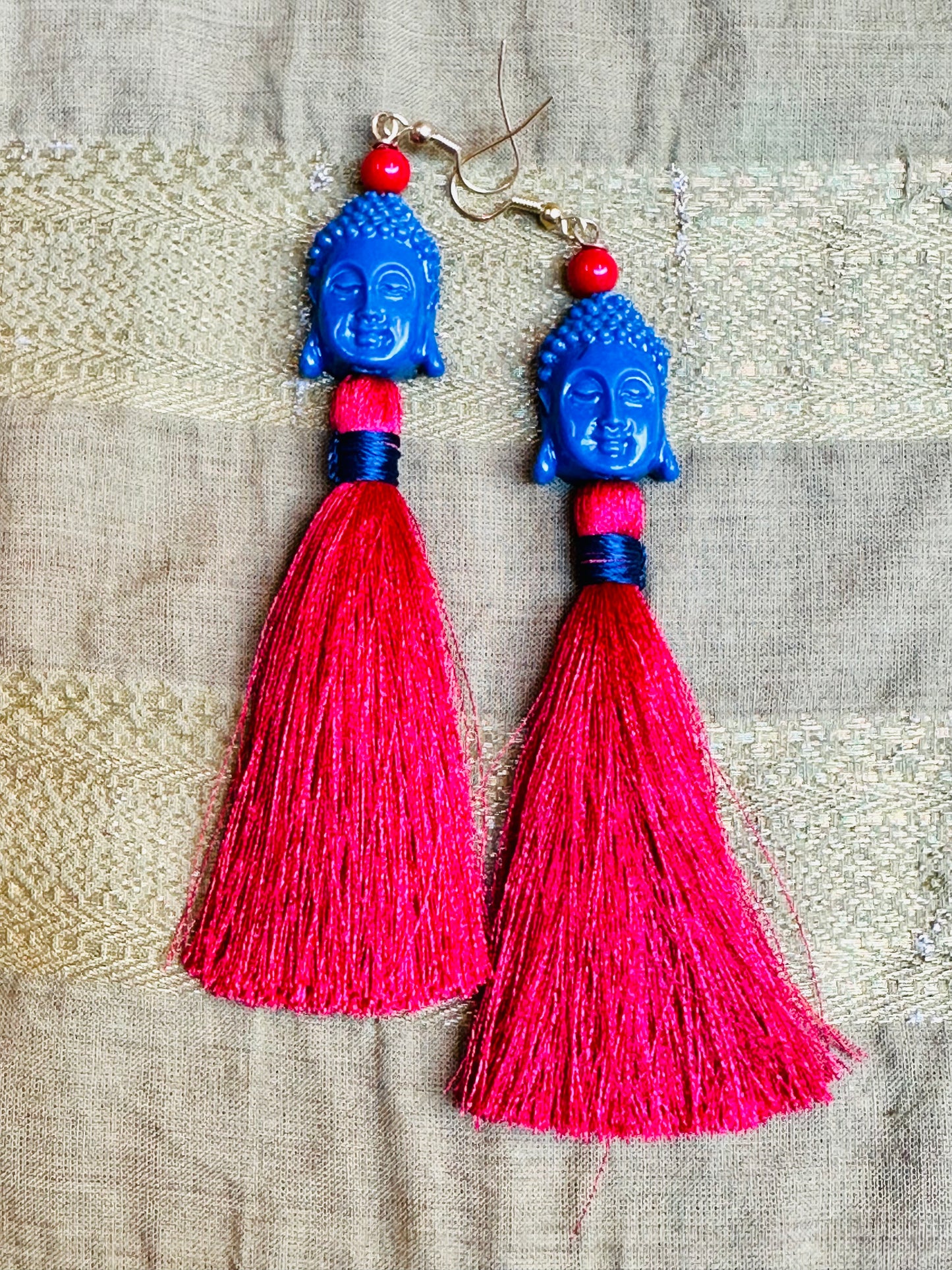 BUDDHA TASSEL EARRINGS