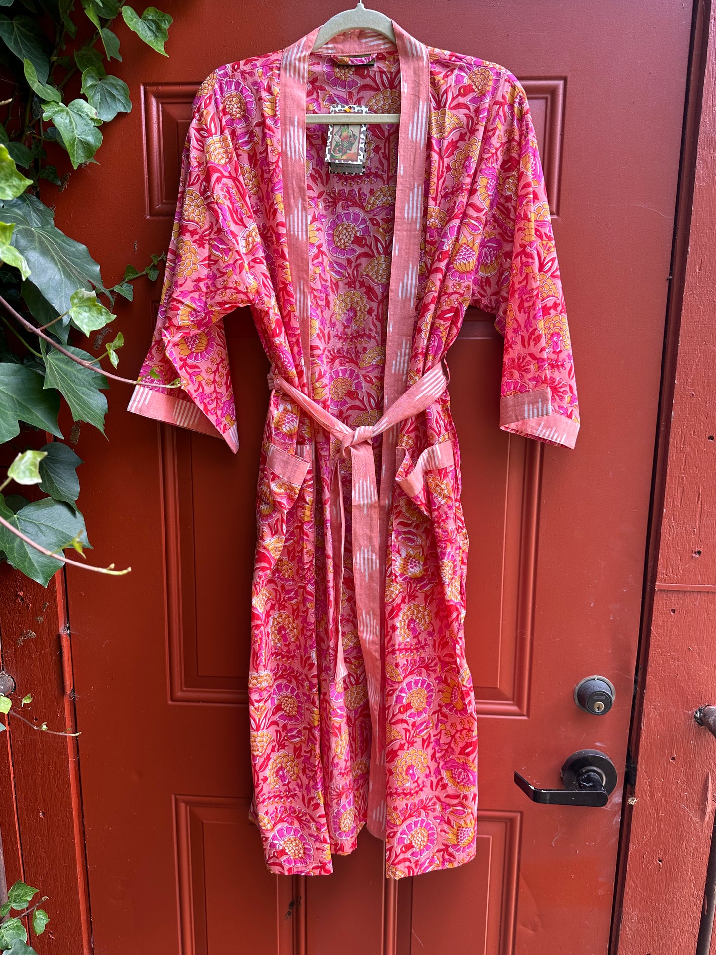 KIMONO ROBE IN COOL COTTON