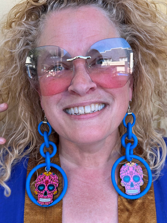 RING AROUND THE CALAVERAS EARRINGS