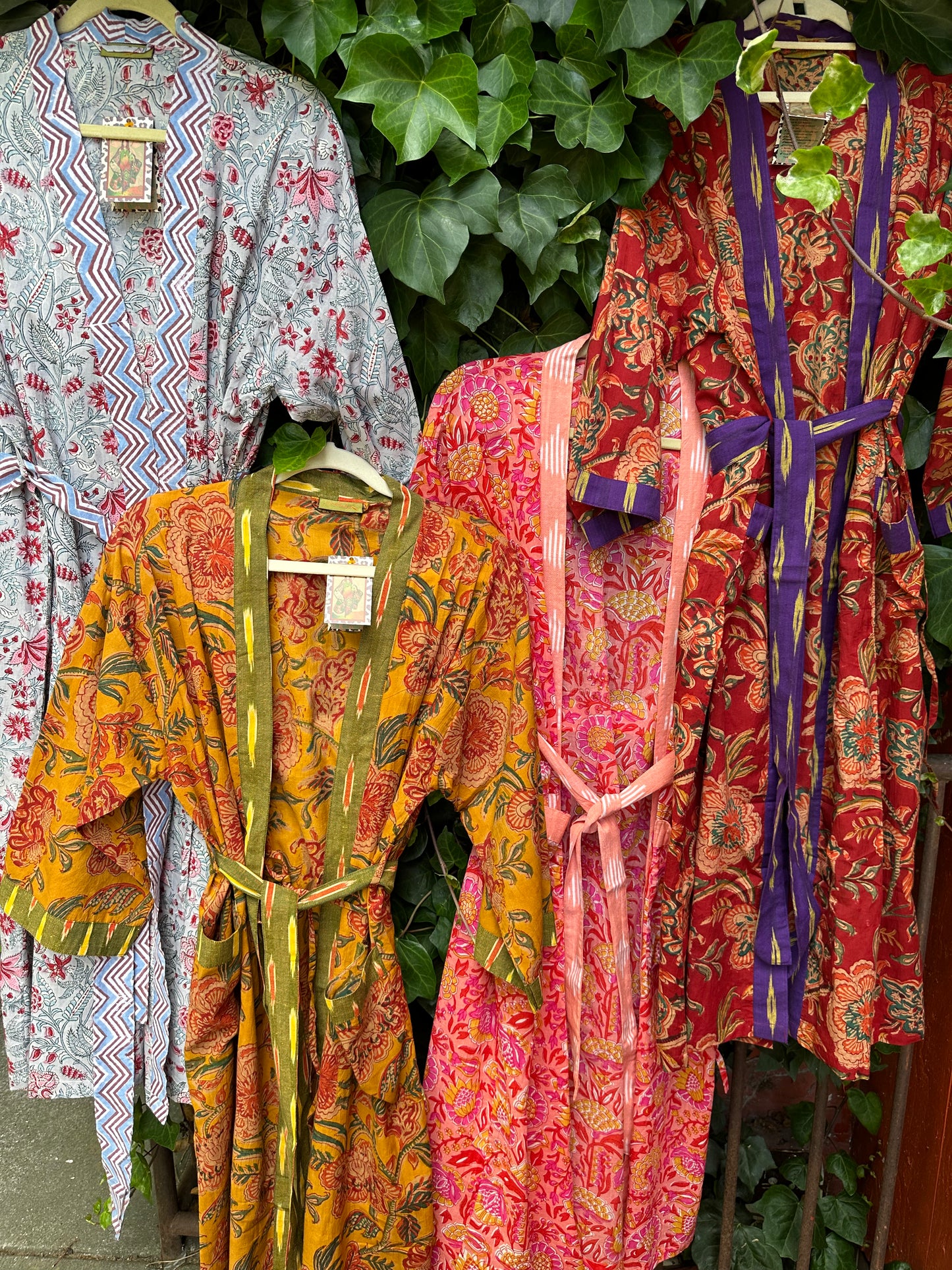 KIMONO ROBE IN COOL COTTON