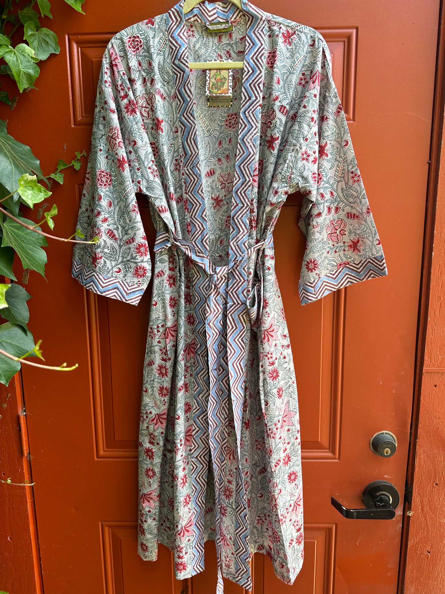 KIMONO ROBE IN COOL COTTON