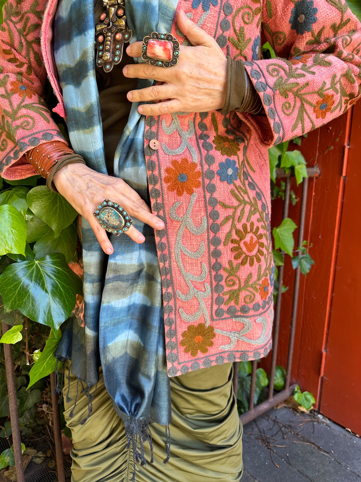 STONE WASH HEY JUTE JACKET