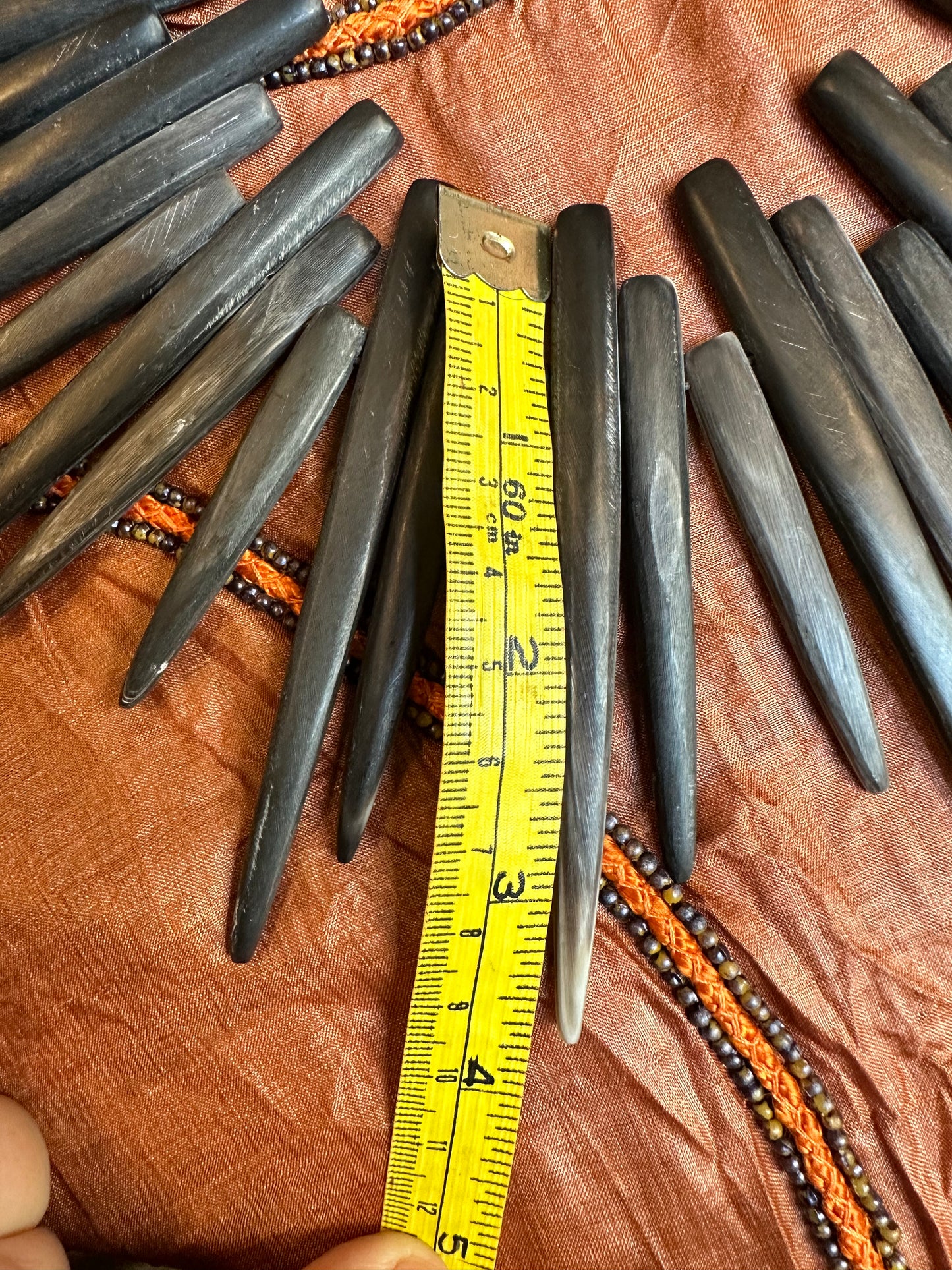 BUFFALO HORN SPIKE COLLAR