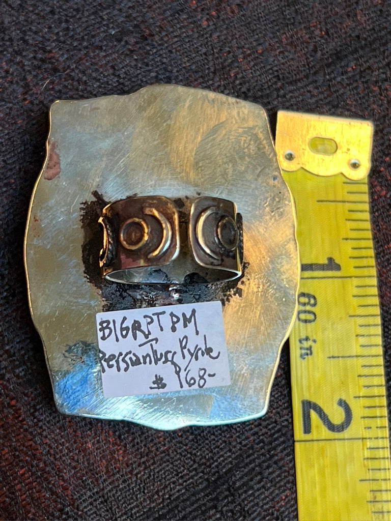 PERSIAN TURQUOISE PYRITE RING