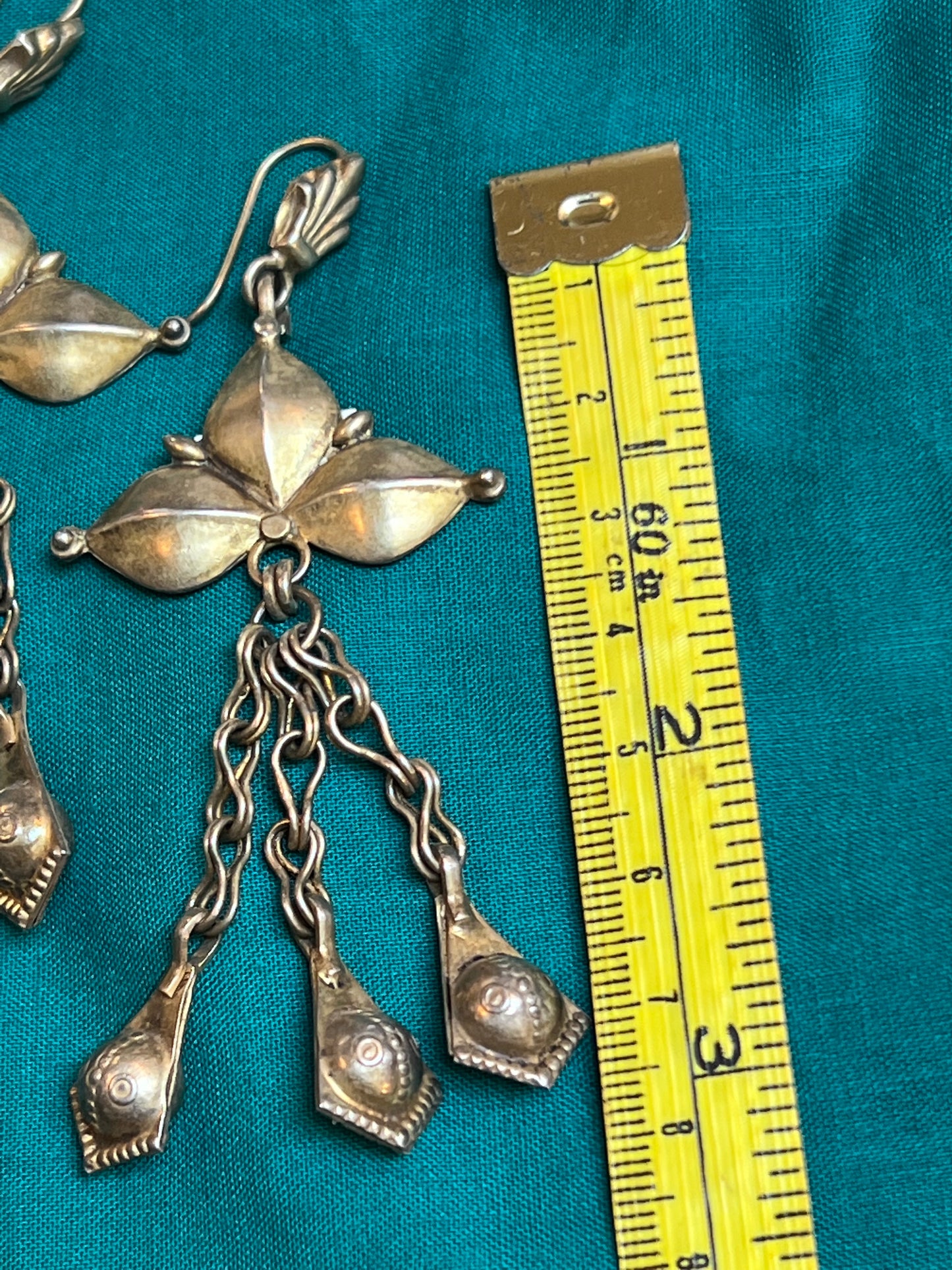 INDIAN FLEUR DE LIS EARRINGS