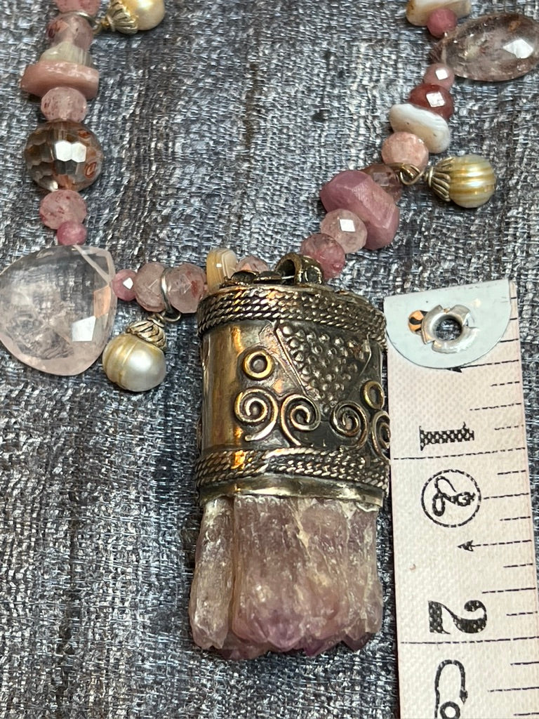 MAGICAL QUARTZ AMETHYST NECKLACE