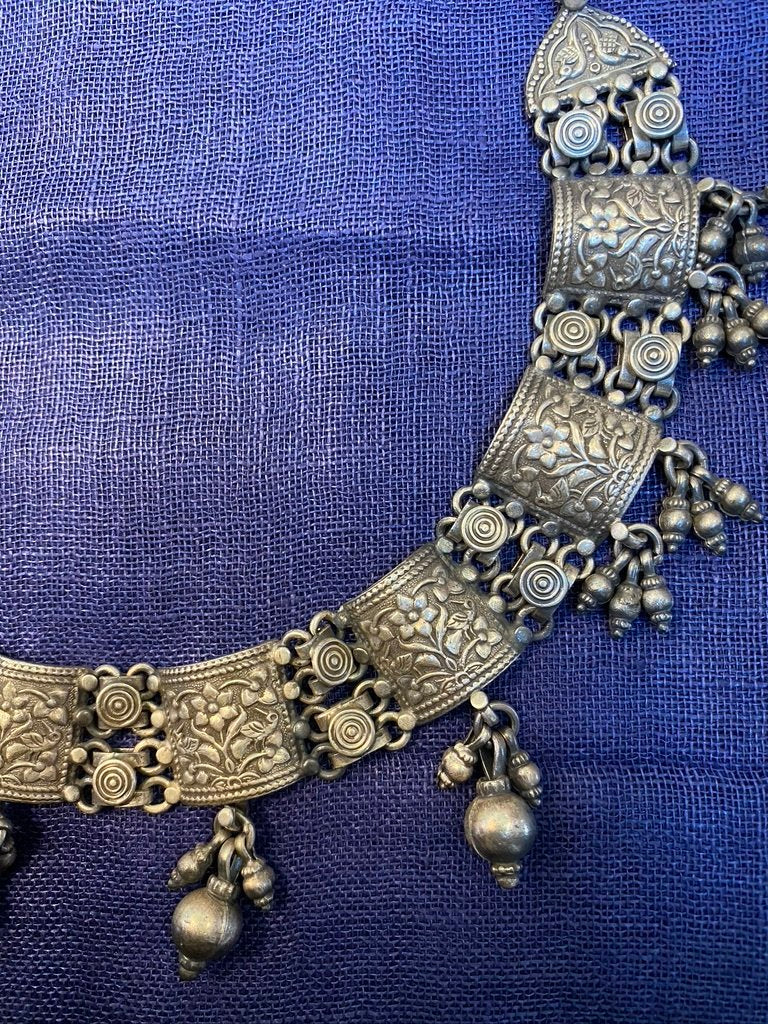 Tribal silver Rajasthani 925 sterling oxidized deity Andrea Serrahn Serrahna