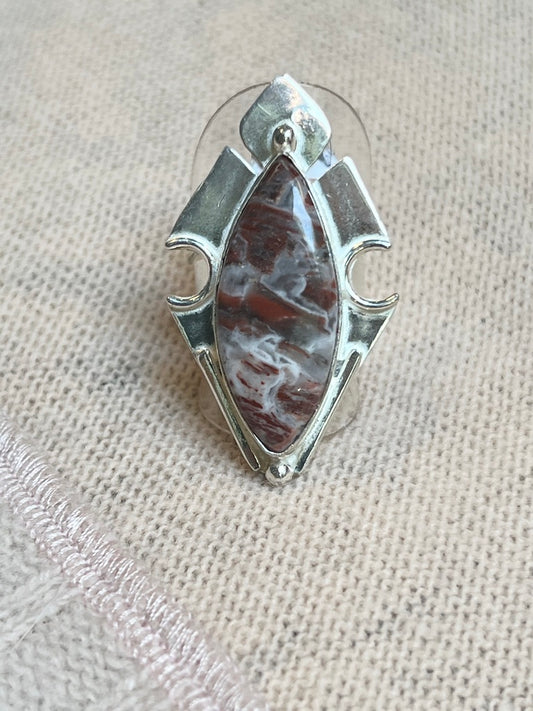 LAGUNA LACE AGATE RING