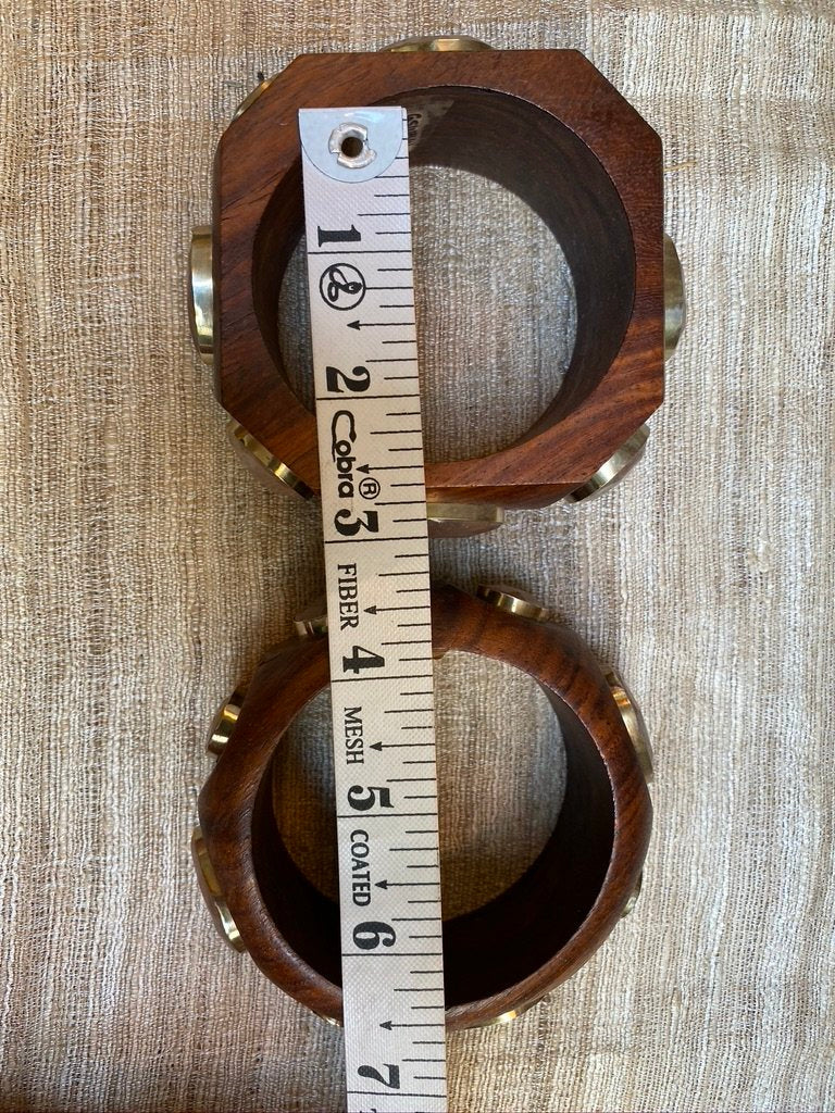 GEMSTONE WOODEN BANGLES