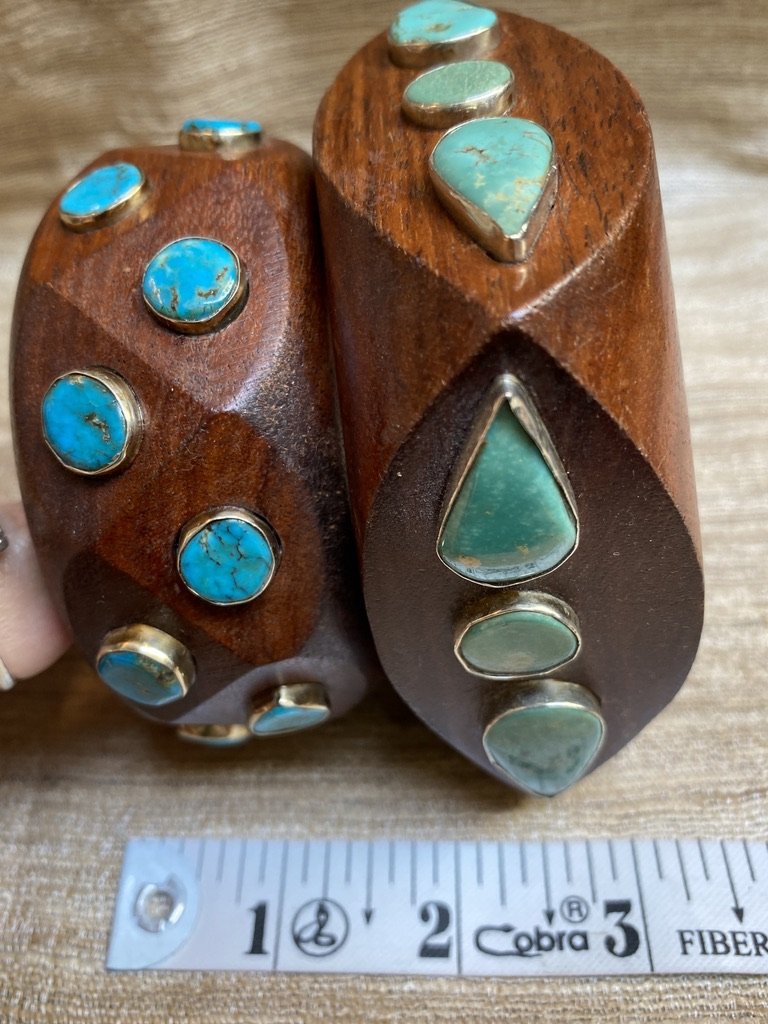 GEMSTONE WOODEN BANGLES