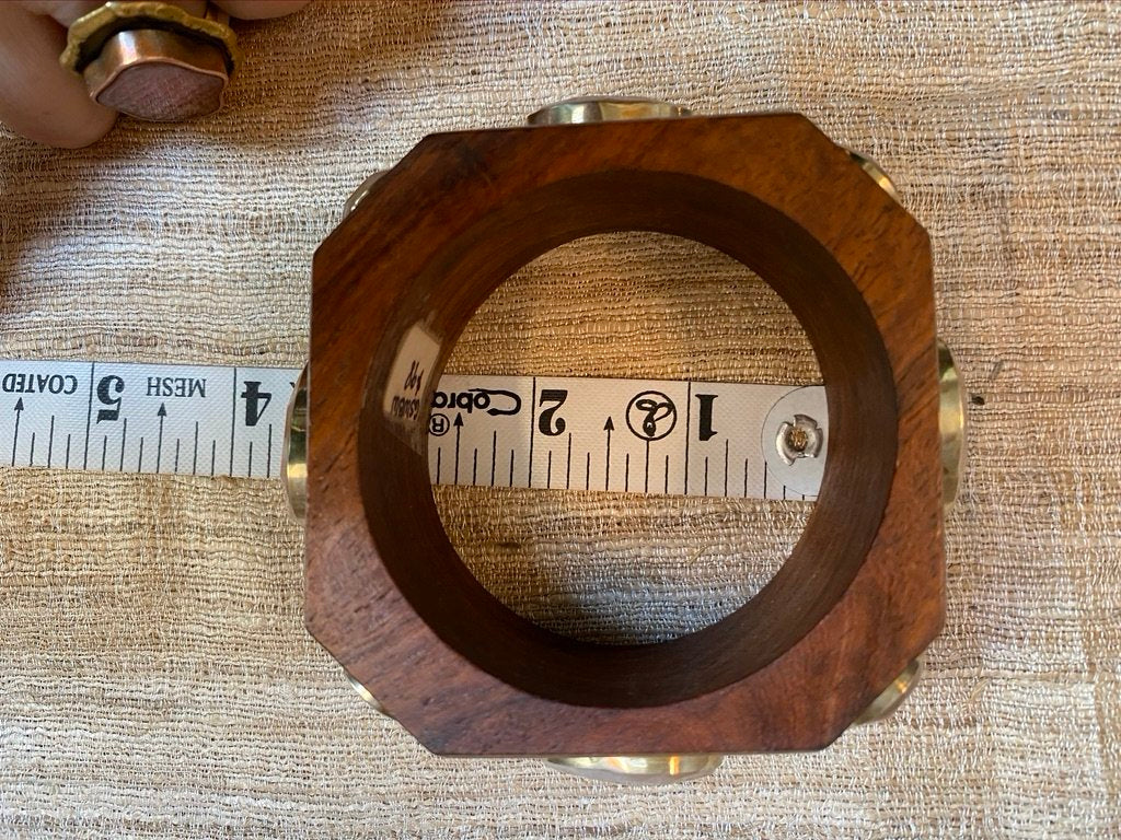 GEMSTONE WOODEN BANGLES