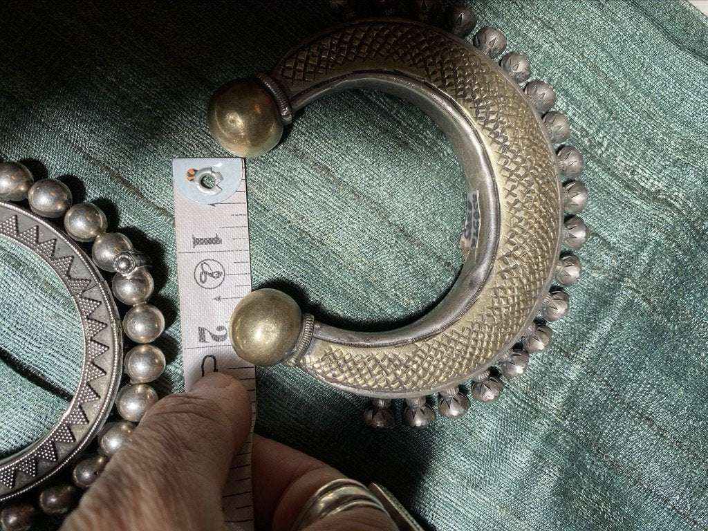 TRIBAL SILVER BANGLES