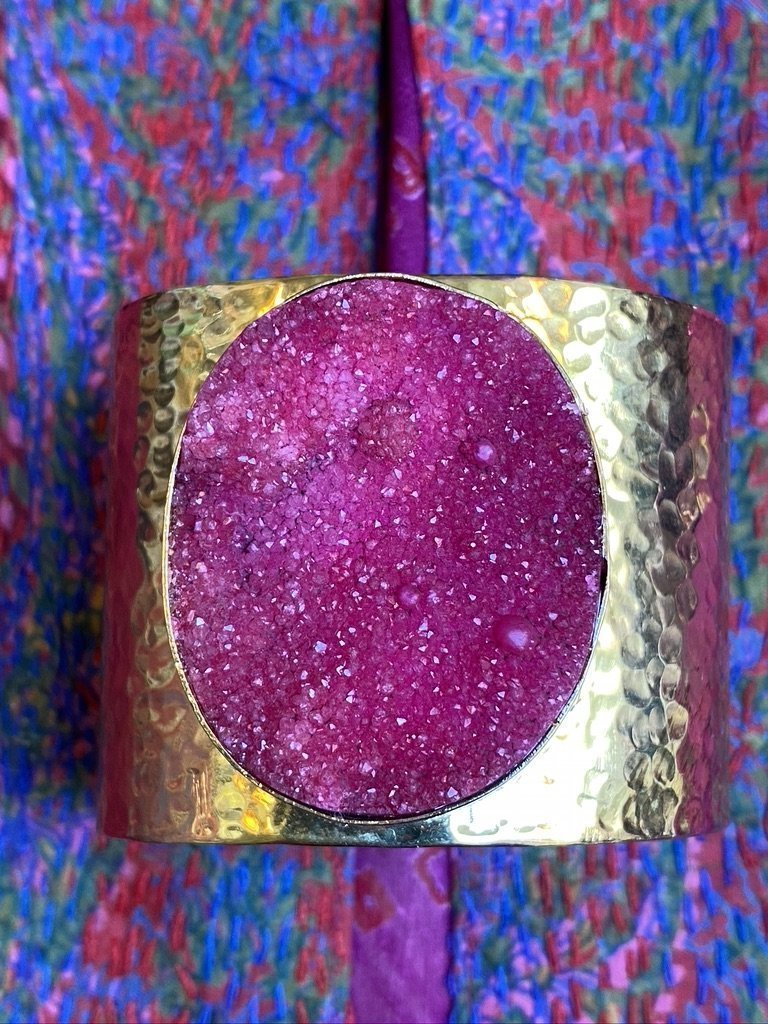 Rubellite cuff