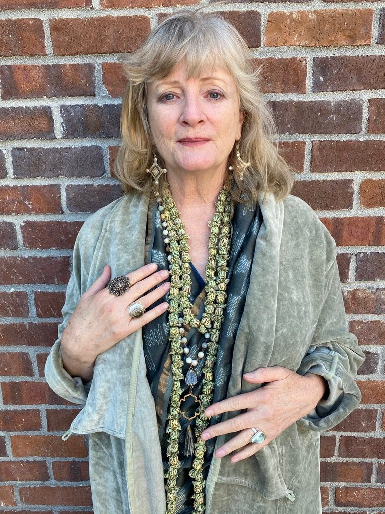 Morning coat cotton velveteen stonewashed soft Andrea Serrahn Serrahna