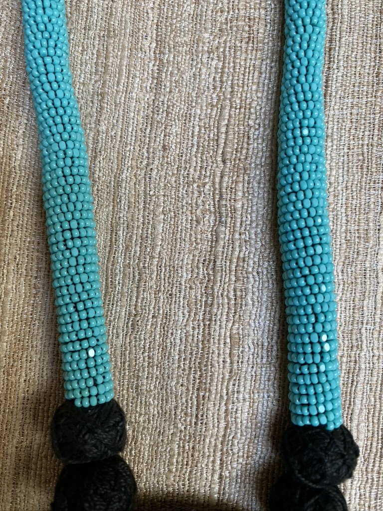 TURQUOISE TIERRA TASSEL NECKLACE