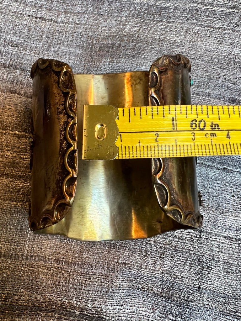 Cross culture black cross statement cuff bracelet Andrea Serrahn Serrahna