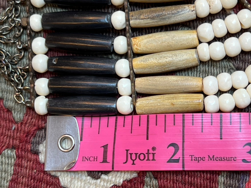 WOOD & RESIN MULTI-STRAND NECKLACE