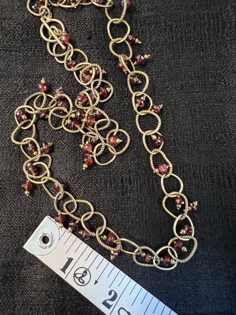 A CHAIN OF GARNETS
