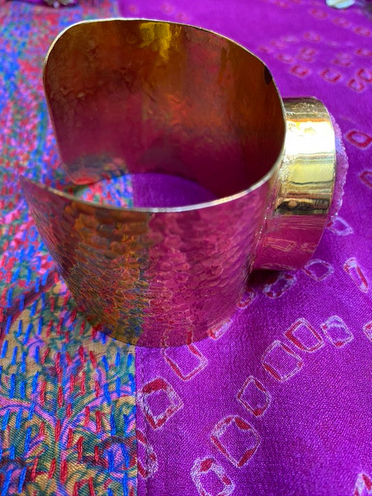 RUBELLITE DRUSY CUFF BRACELET