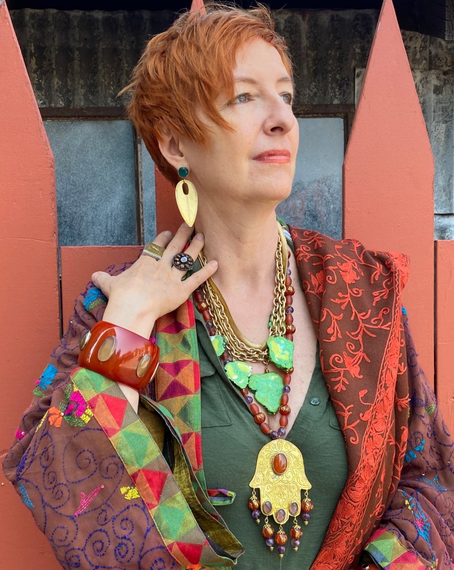 hamsa statement jewelry Serrahna Andrea Serrahn