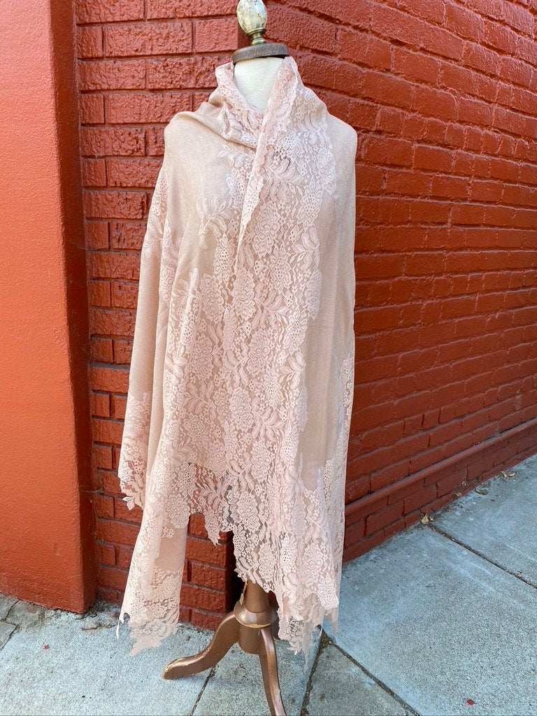 SOFT PASHMINA LACE SHAWLS