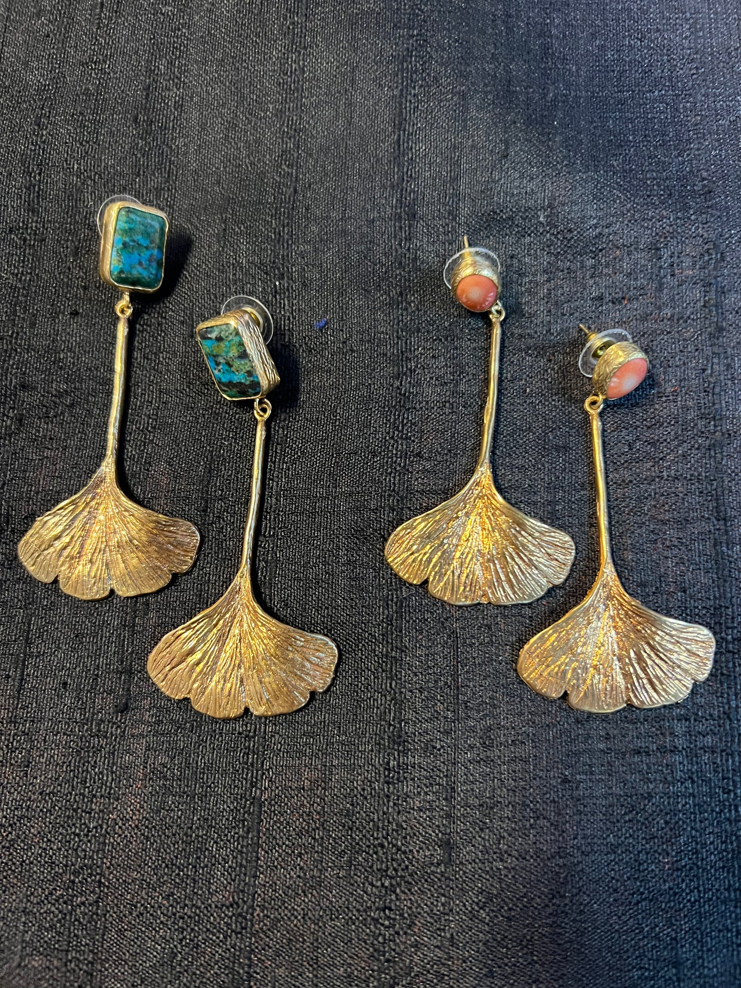 GINKGO LEAF EARRINGS