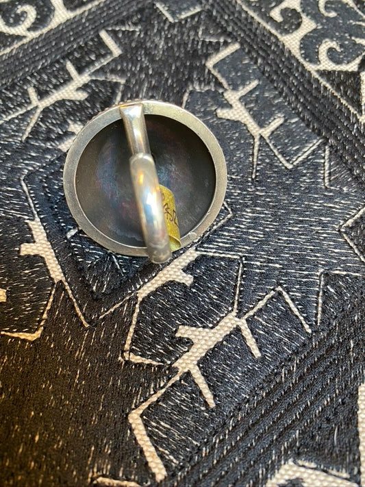 Tribal dome silver ring Andrea Serrahn Serrahna