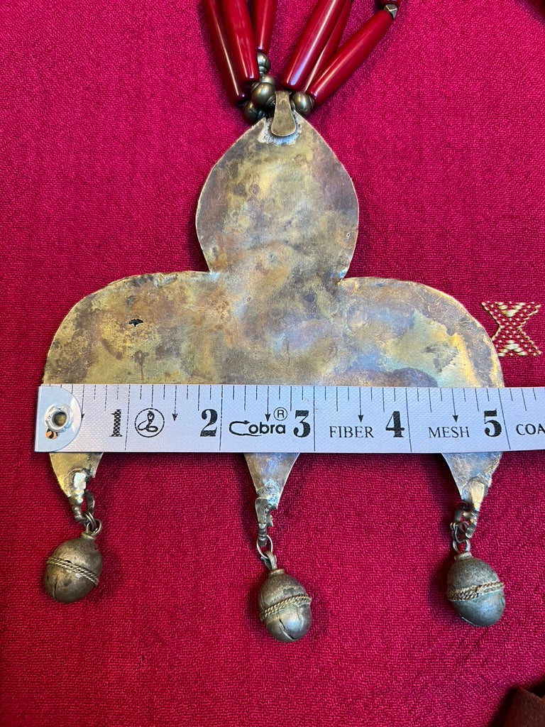 Vintage Afghan Fleur-de-lis Pendant
