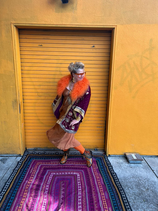 BUTTON KIMONO LONG & SHORT MAHARANI COAT