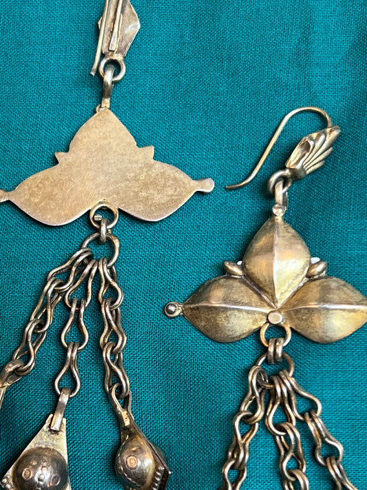 INDIAN FLEUR DE LIS EARRINGS