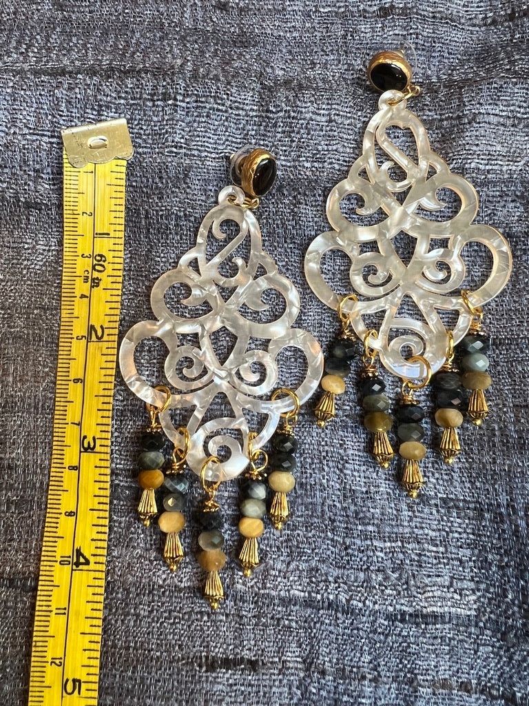FANCY FALL FLORENTINE EARRINGS