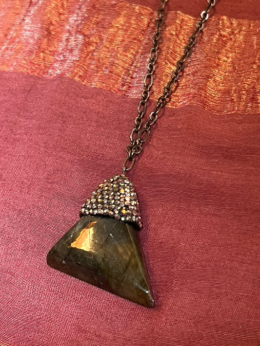 LABRADORITE SPARKLE NECKLACE
