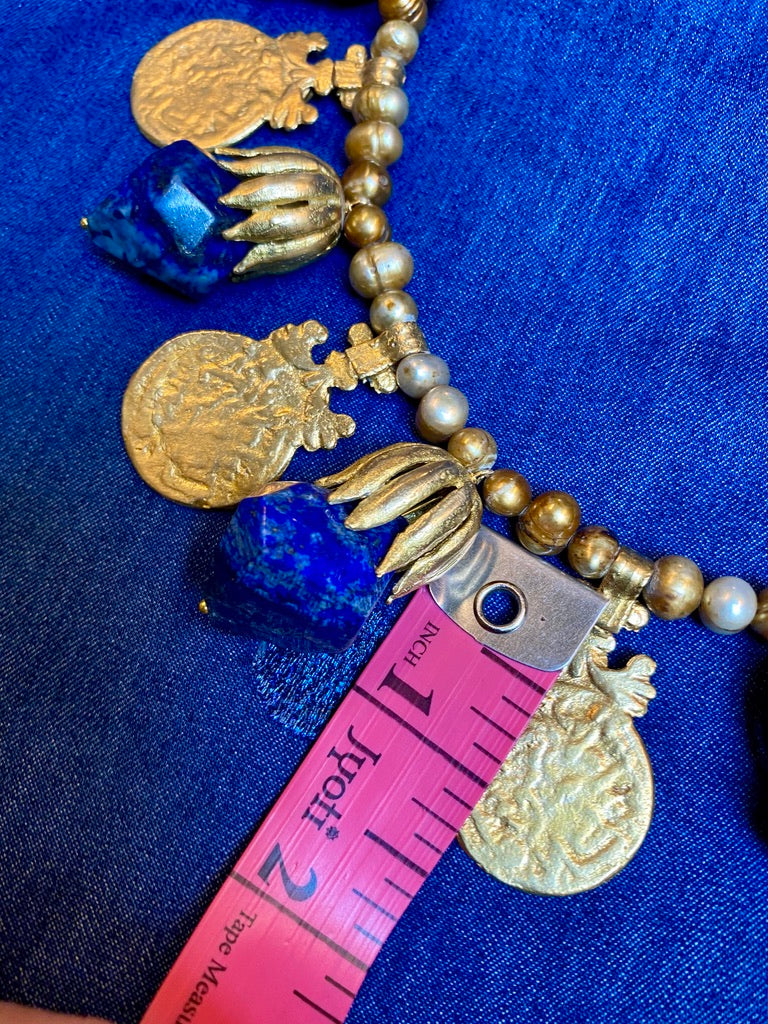 HEAVENLY LAPIS BLUE NILE NECKLACE