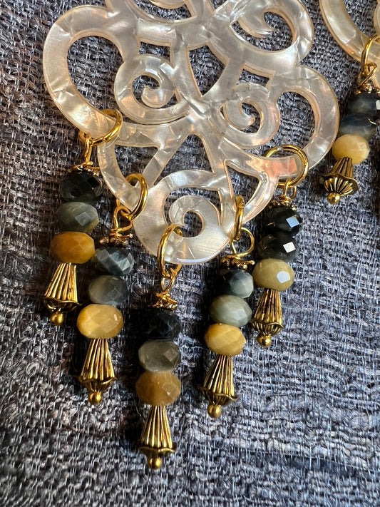 FANCY FALL FLORENTINE EARRINGS