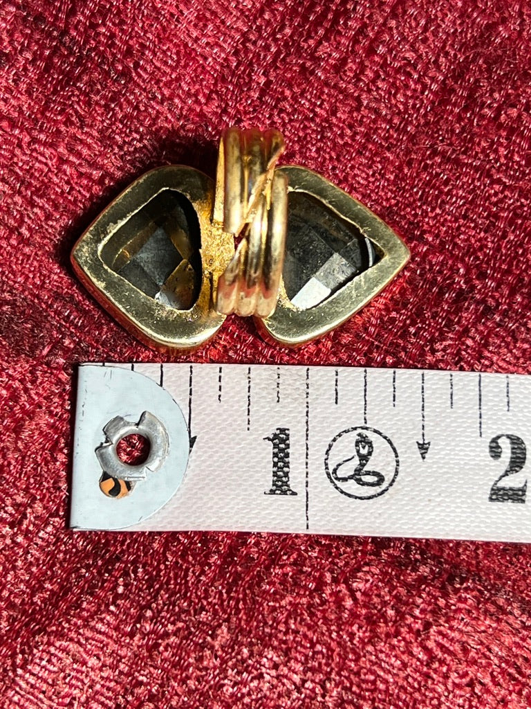 PYRITE TEARDROP RING